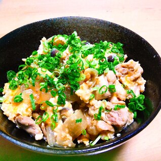 【リメイク】肉じゃがの汁で親子丼☆